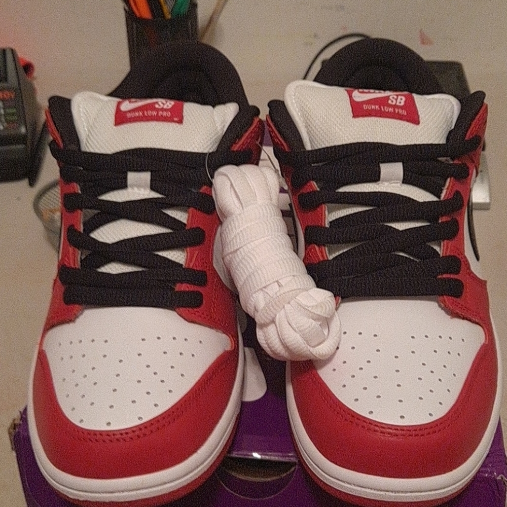 Nike SB Dunk Low Pro Chicago (BQ6817-600) Size 9
